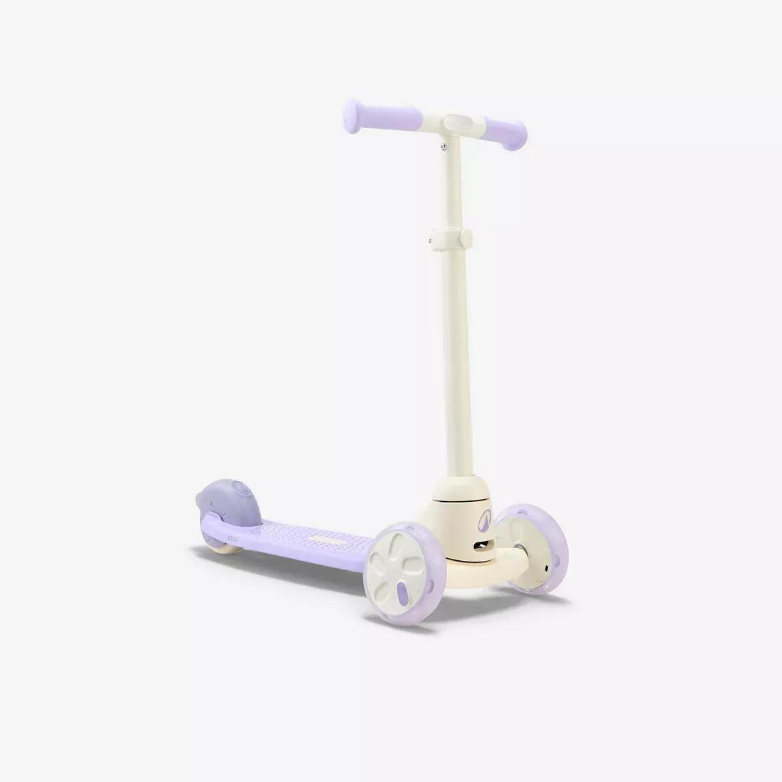 Kids Girls 3-Wheeled Scooter - B500, Purple, No Color, large image number 0