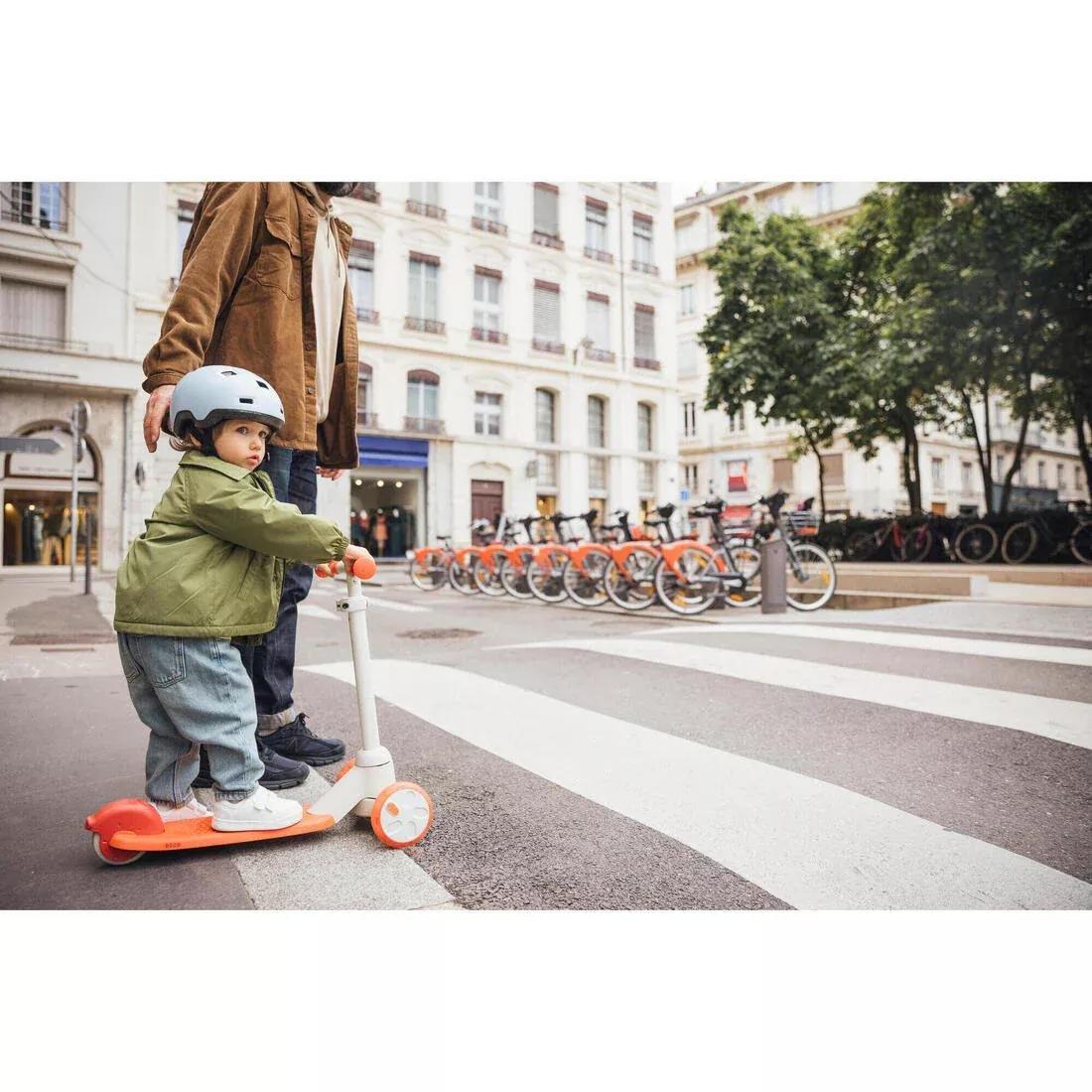 Kids Girls 3-Wheeled Scooter - B500, Purple, No Color, large image number 8