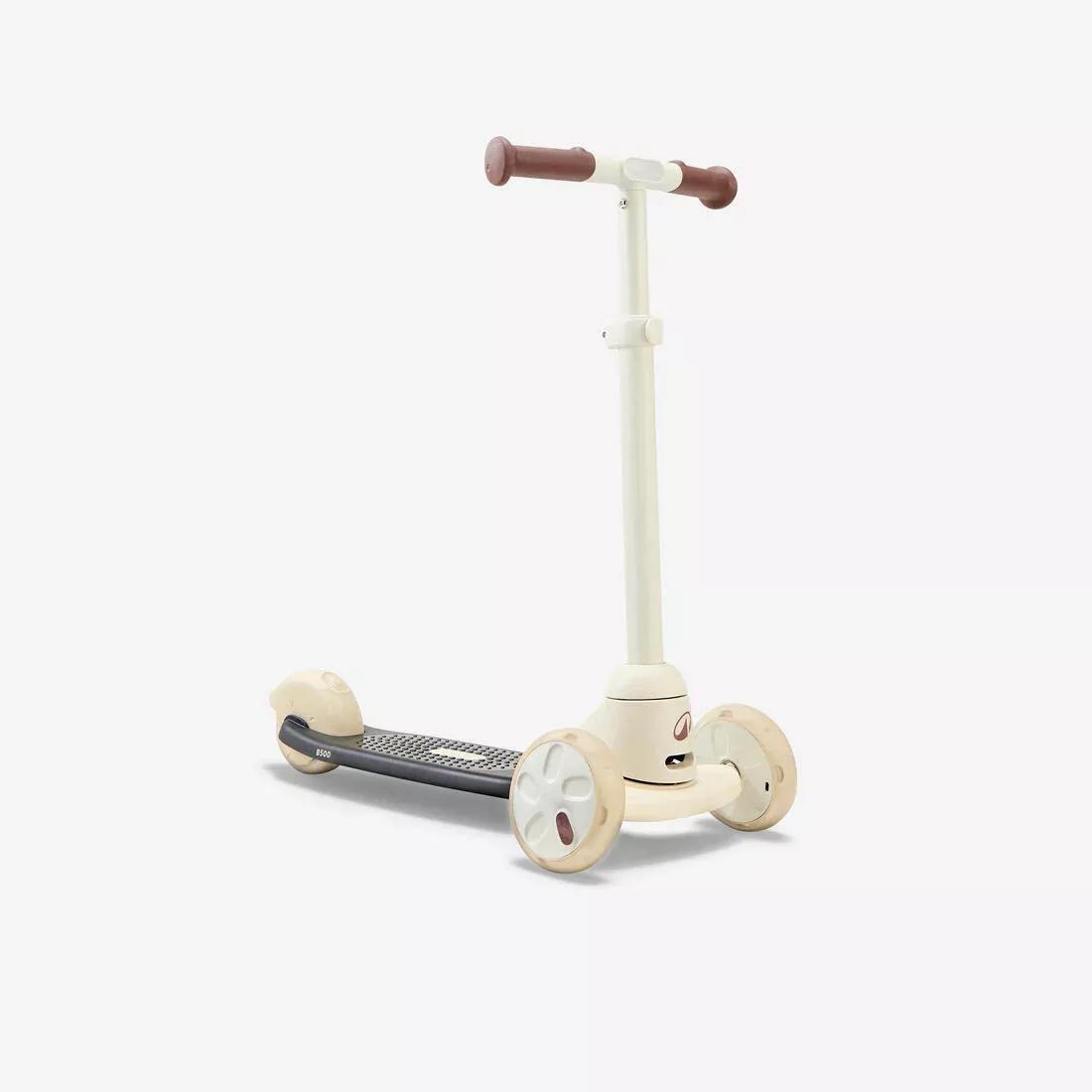 Kids 3-Wheeled Scooter - Btwin B500, Red, No Color, medium