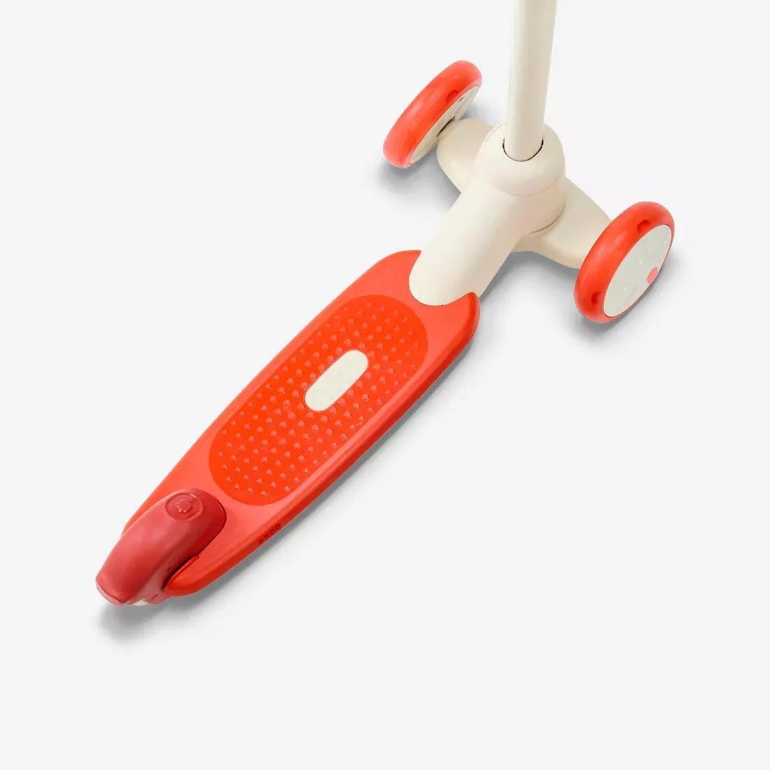 Kids 3-Wheeled Scooter - Btwin B500, Red, No Color, large image number 6