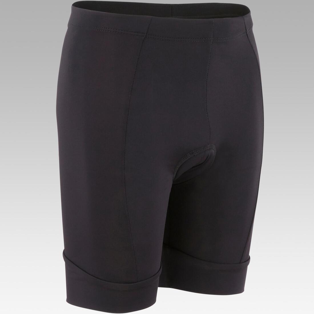Kids Unisex 7-13 Years Cycling Shorts - 100, Black, , large image number 1