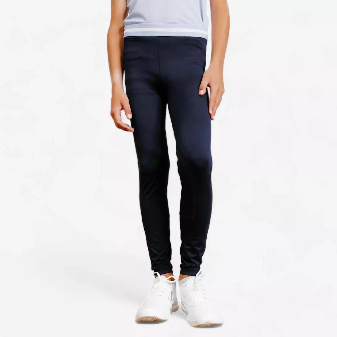 Kids Unisex Light Horse Riding Leggings 100, Blue, No Color, large image number 7