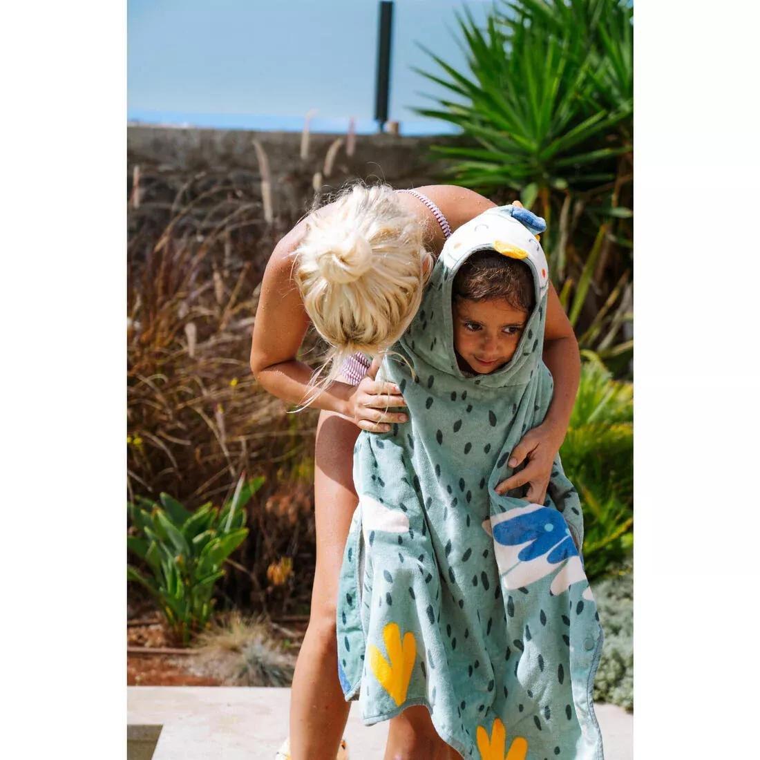 Kids Unisex poncho, Green, No Color, large image number 9