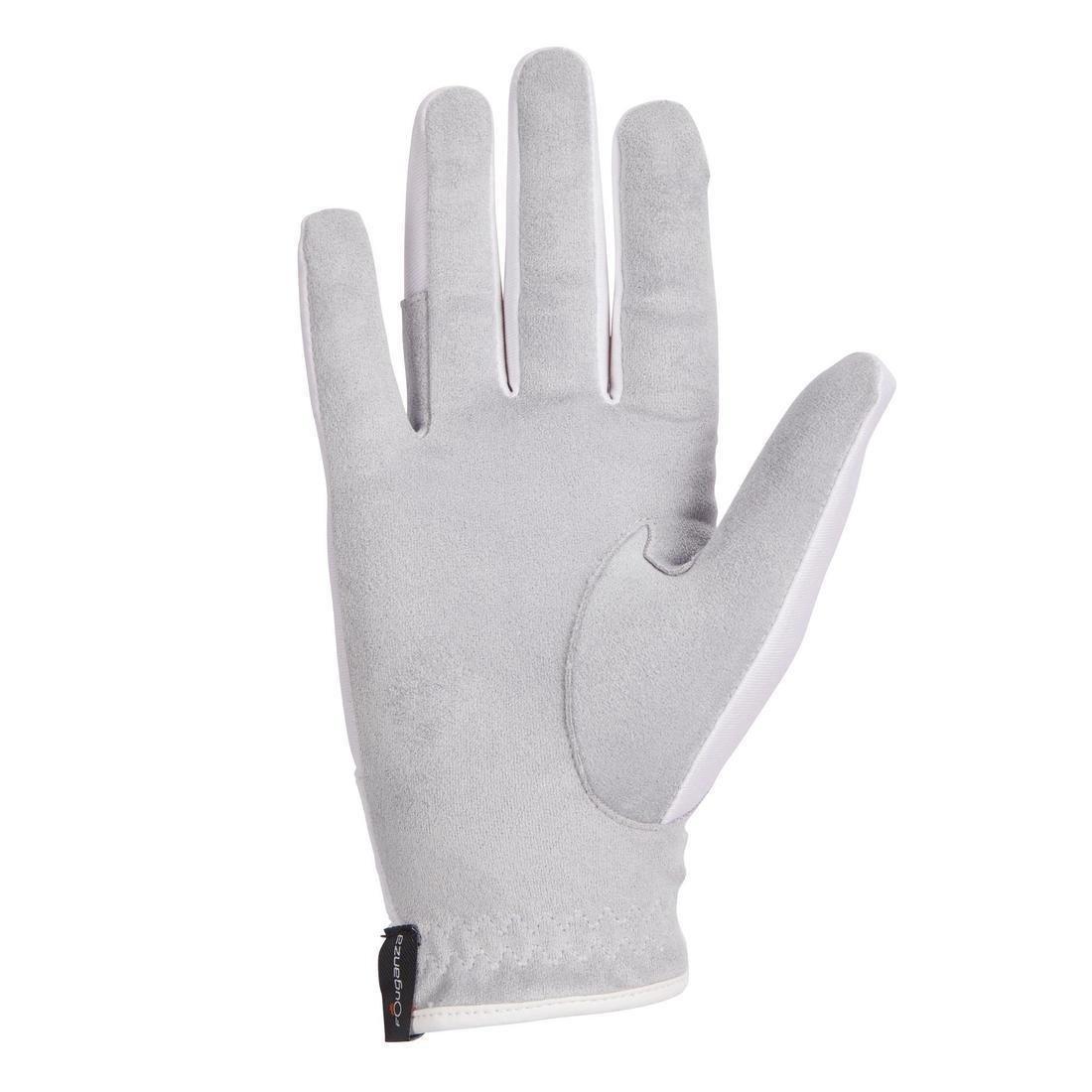 Kids Horse Riding Gloves, White, No Color, large image number 9