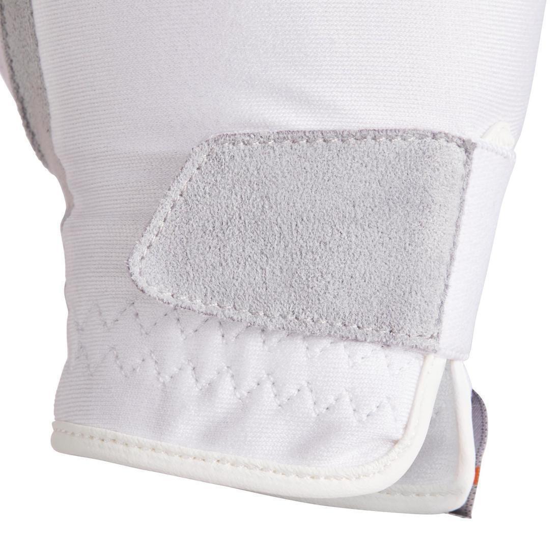 Kids Horse Riding Gloves, White, No Color, large image number 10
