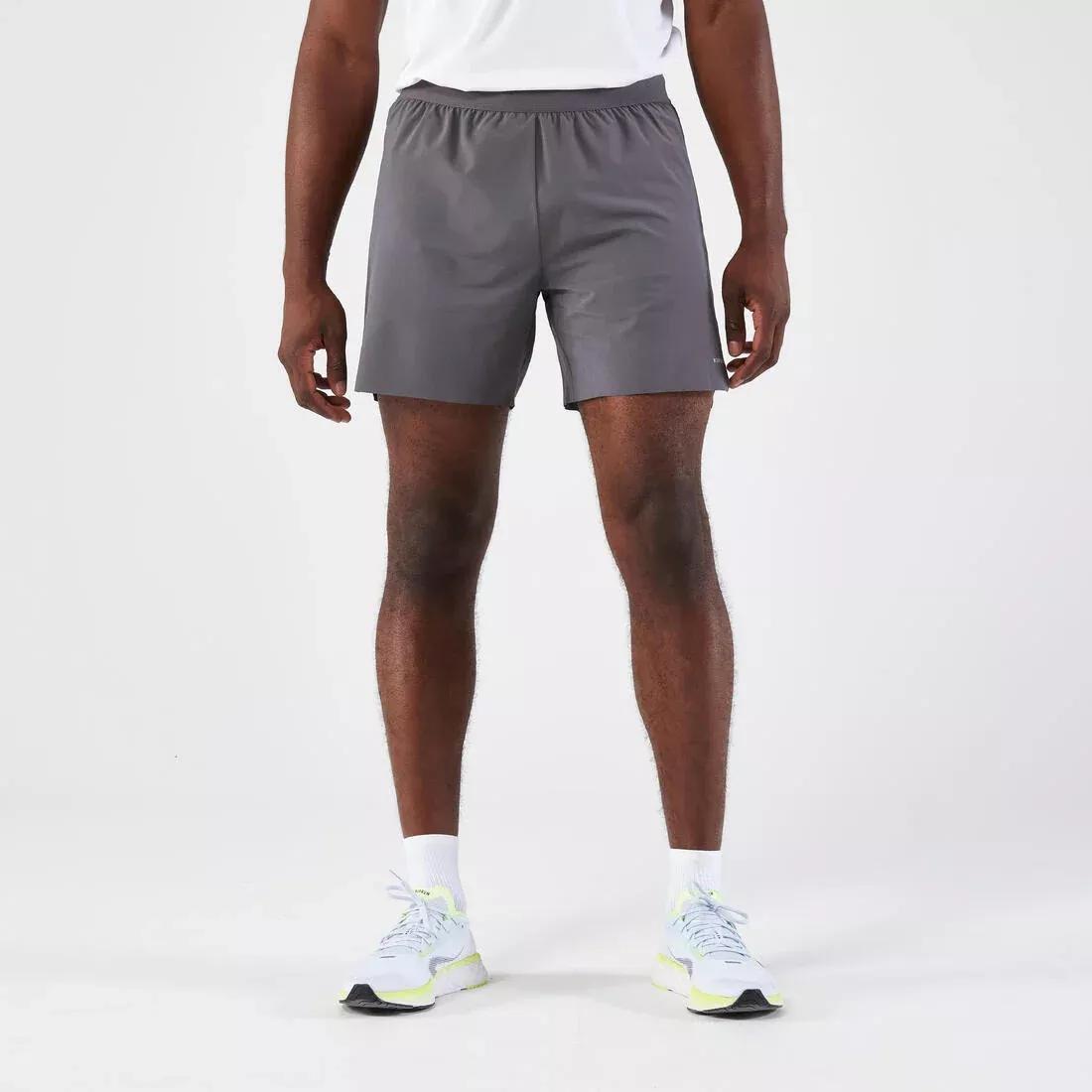 Men Shorts KIPRUN Light, Grey, No Color, medium