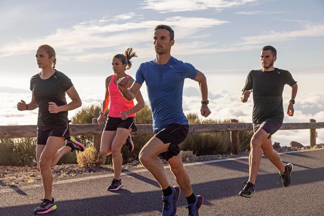 Men Shorts KIPRUN Light, Grey, No Color, medium