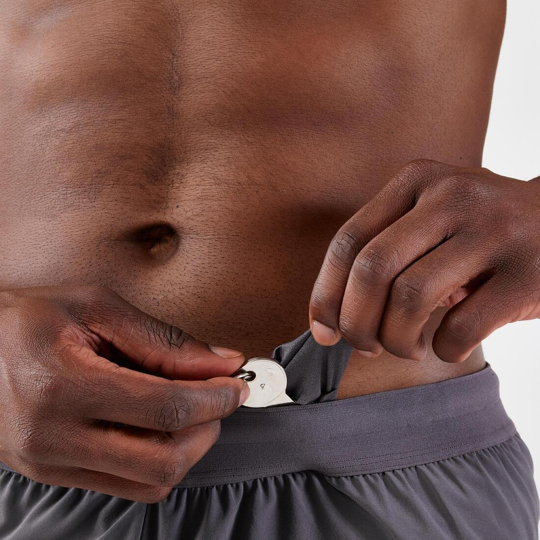 Men Shorts KIPRUN Light, Grey, No Color, medium