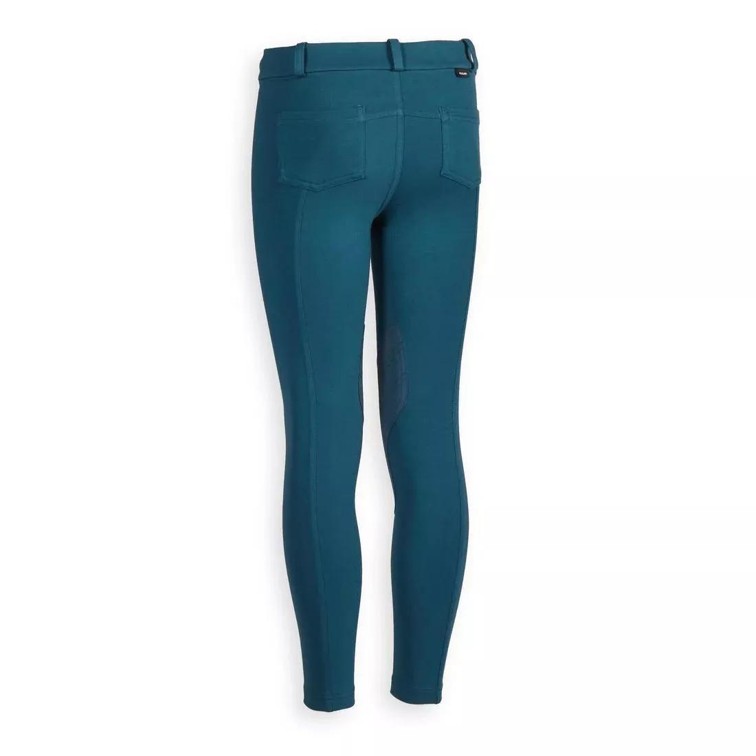 DEFAULT Kids' Equestrian Jodhpurs 140 - Plum, , large image number 14