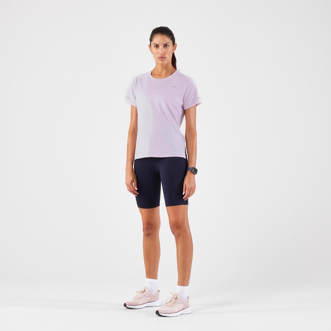 Run 500 Dry Women Breathable Running T-Shirt, Green, No Color, large image number 13