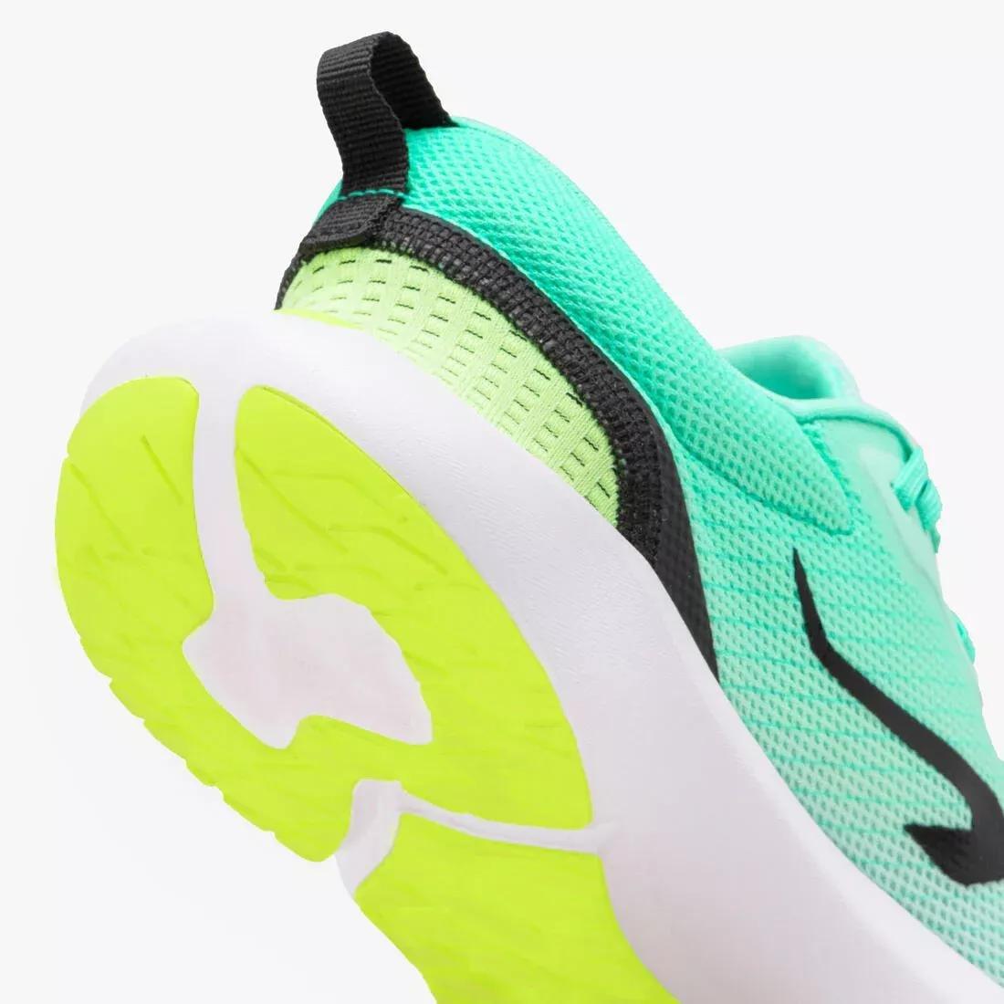 Kids Unisex Drop 0 Running Shoes - Kiprun KN500, Green, No Color, large image number 3