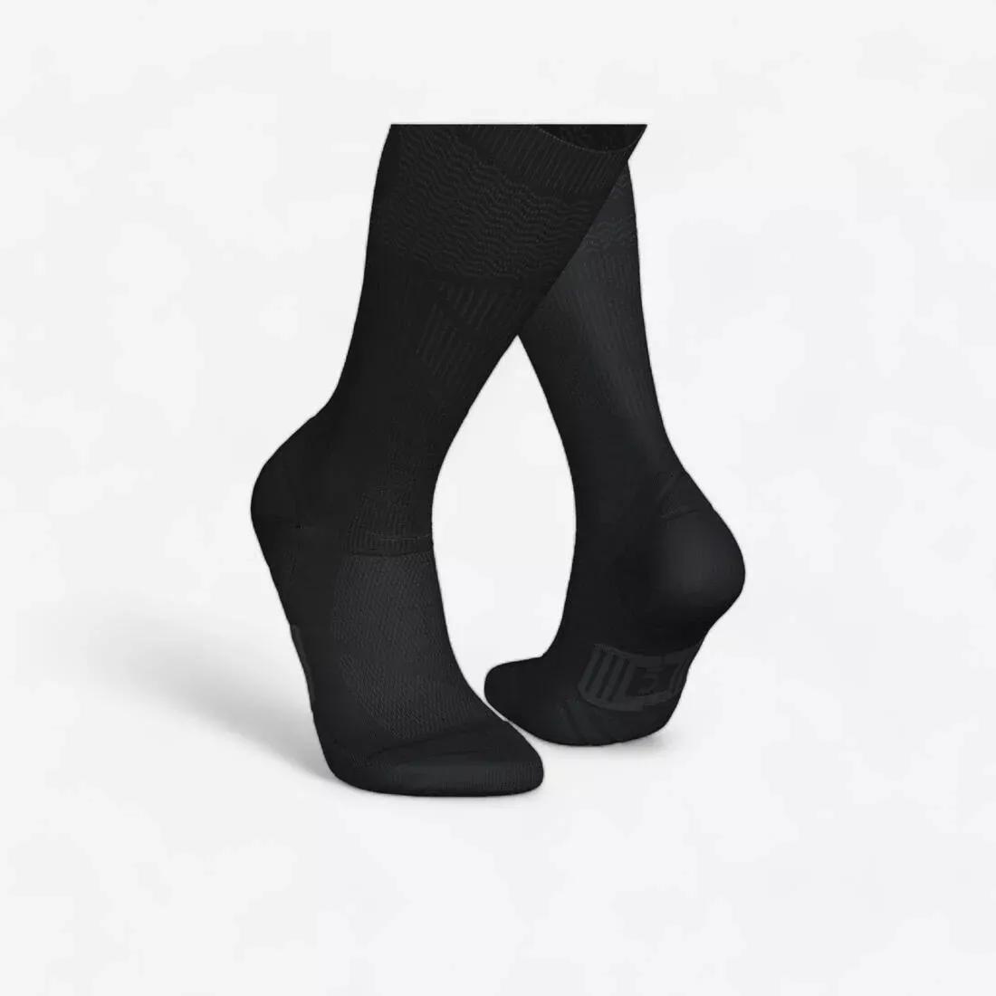 KIPRUN--COMPR SOCKS 900 BLACK, No Color, large image number 0
