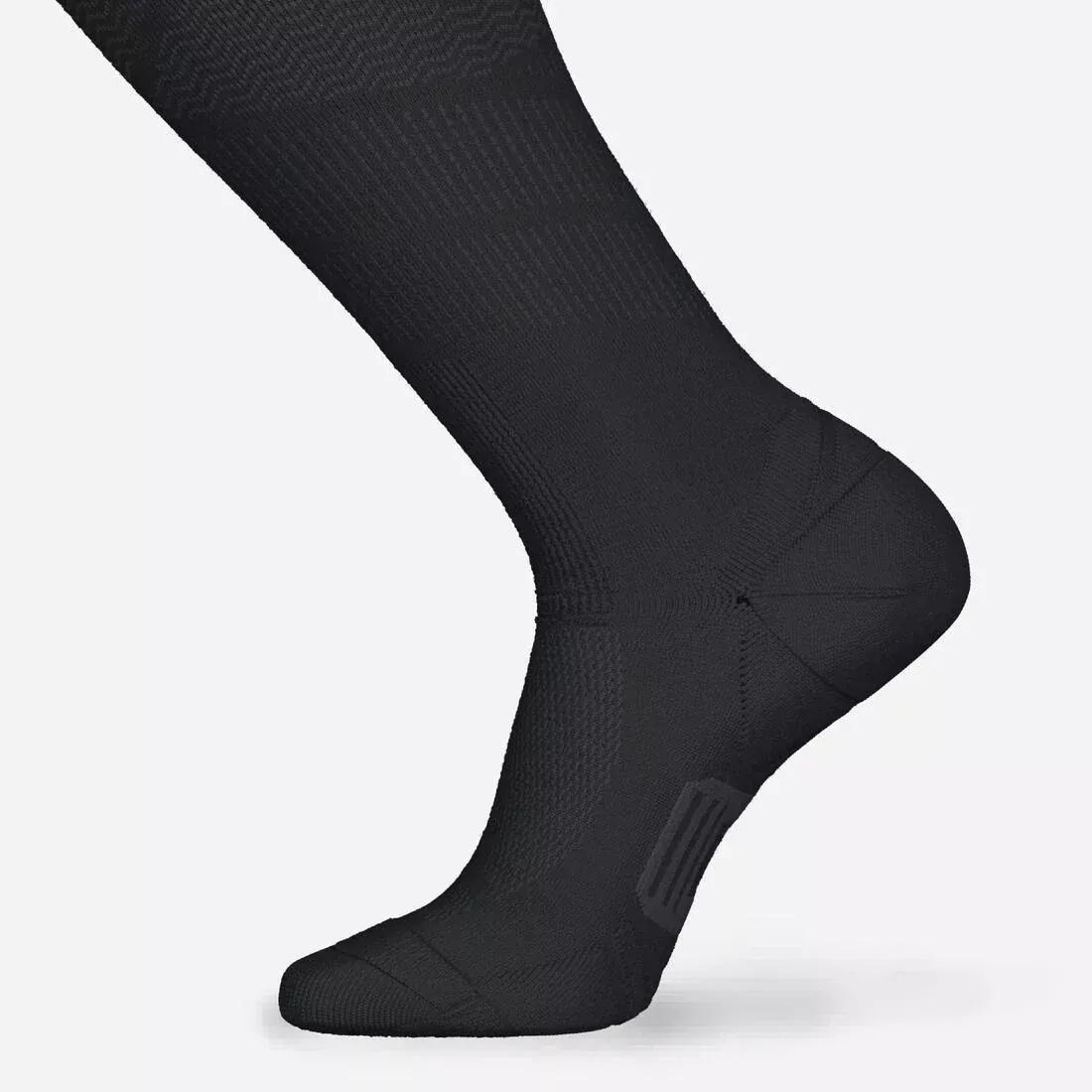 KIPRUN--COMPR SOCKS 900 BLACK, No Color, large image number 4