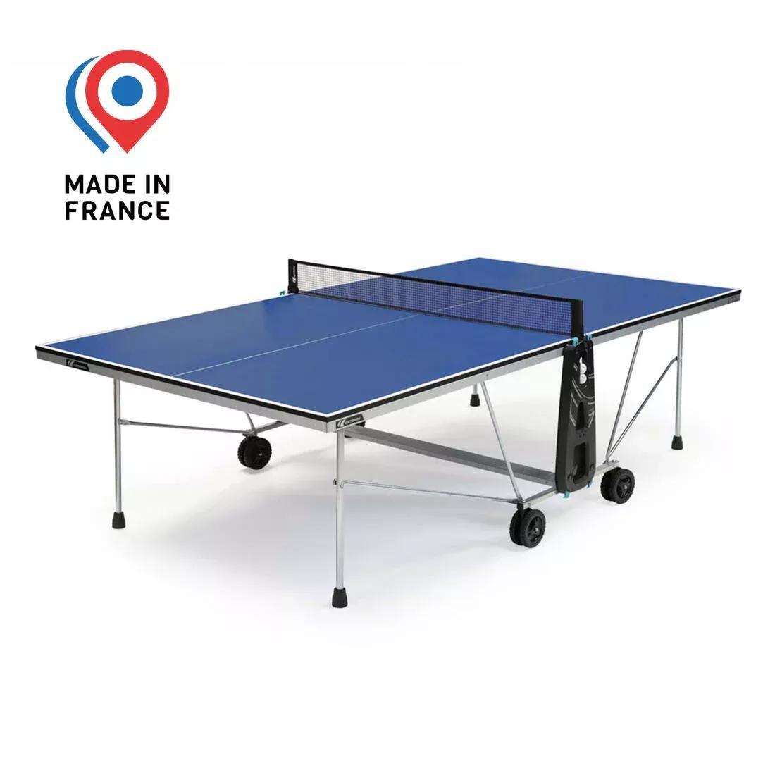 Table Tennis Table - 100 Indoor,  Blue, No Color, medium