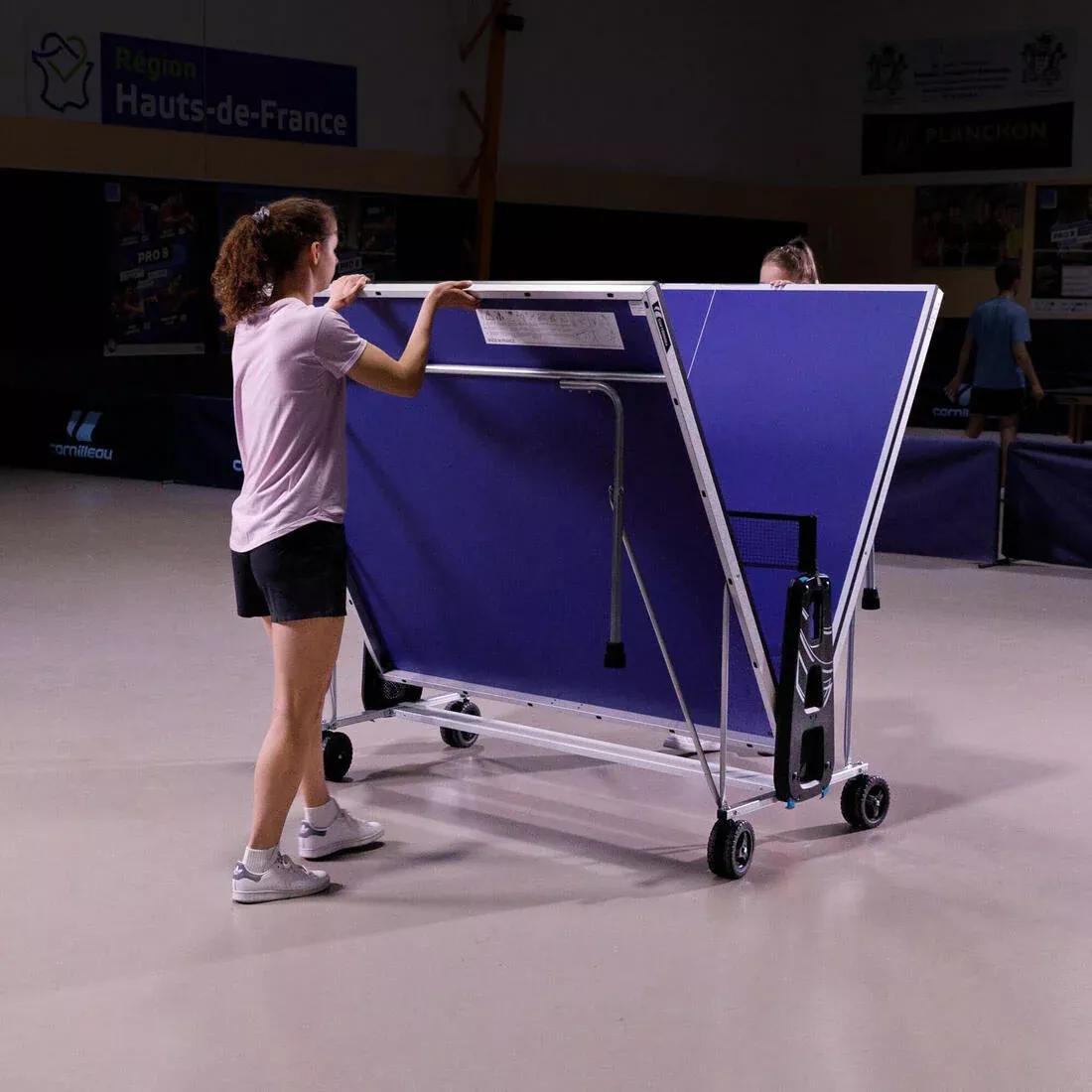 Table Tennis Table - 100 Indoor,  Blue, No Color, large image number 7