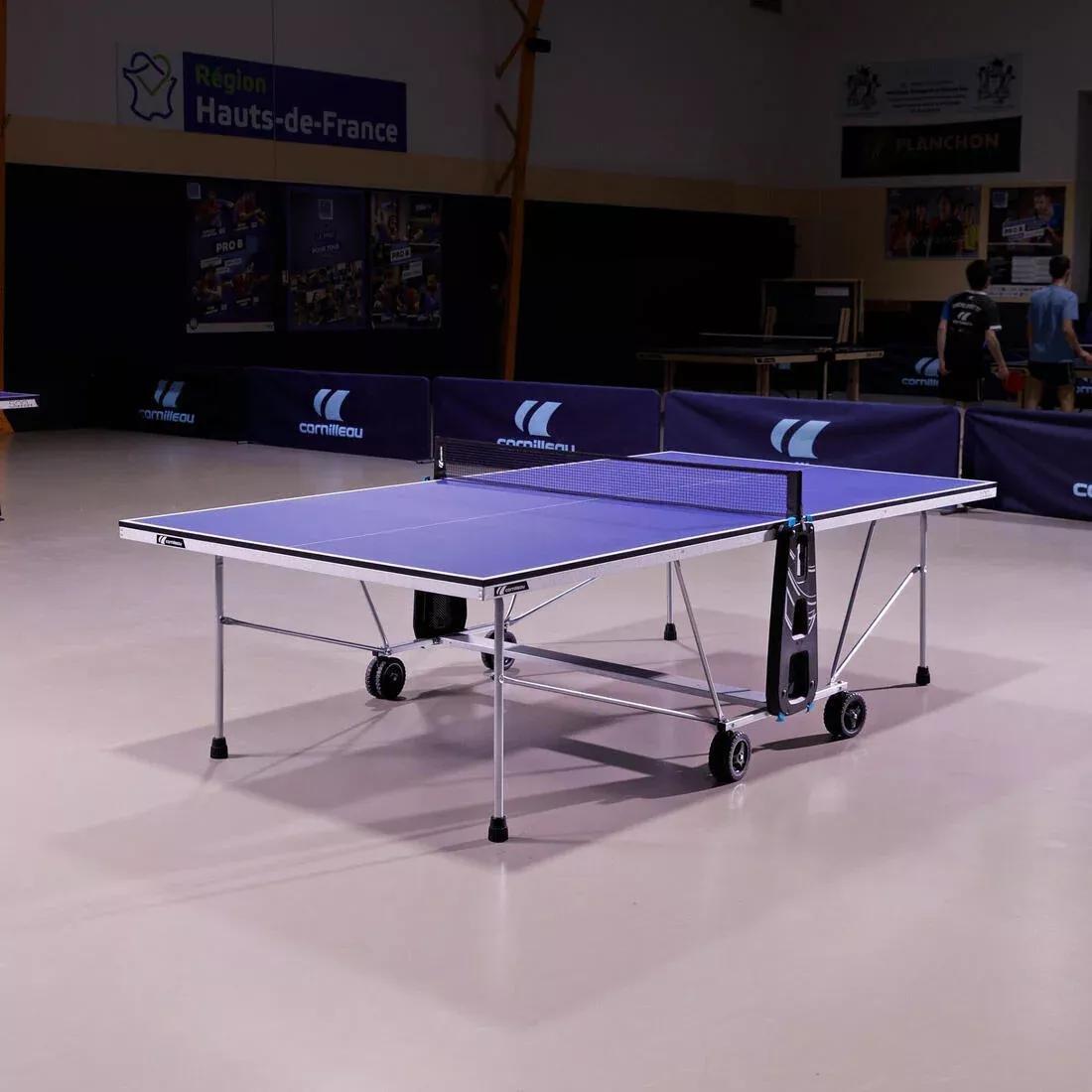 Table Tennis Table - 100 Indoor,  Blue, No Color, large image number 9