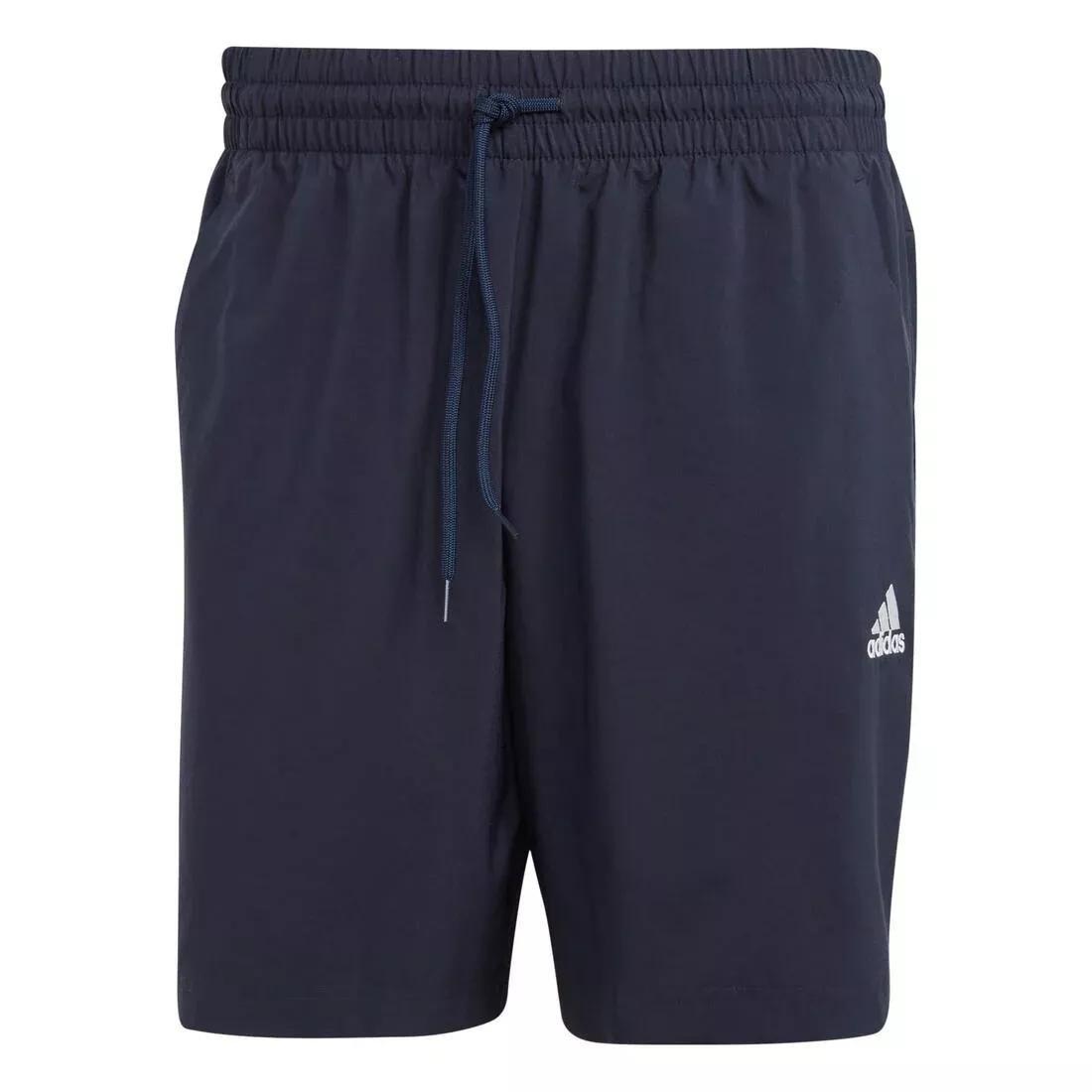 Aeroready Essentials Chelsea Small Logo Shorts, Blue, No Color, medium