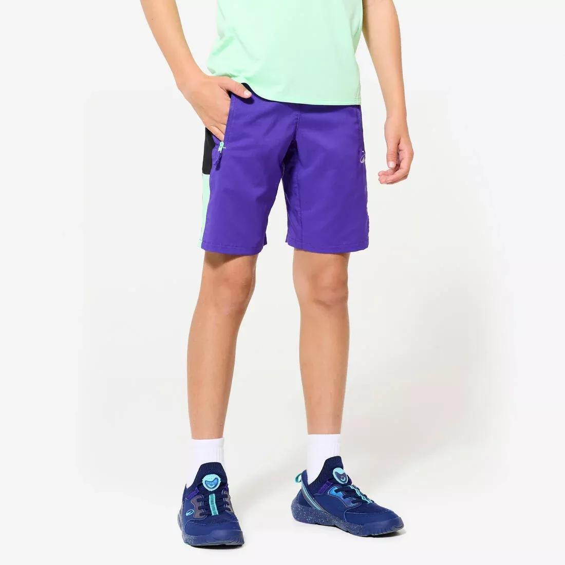 Kids Breathable Multisport Shorts, Black, No Color, large image number 1