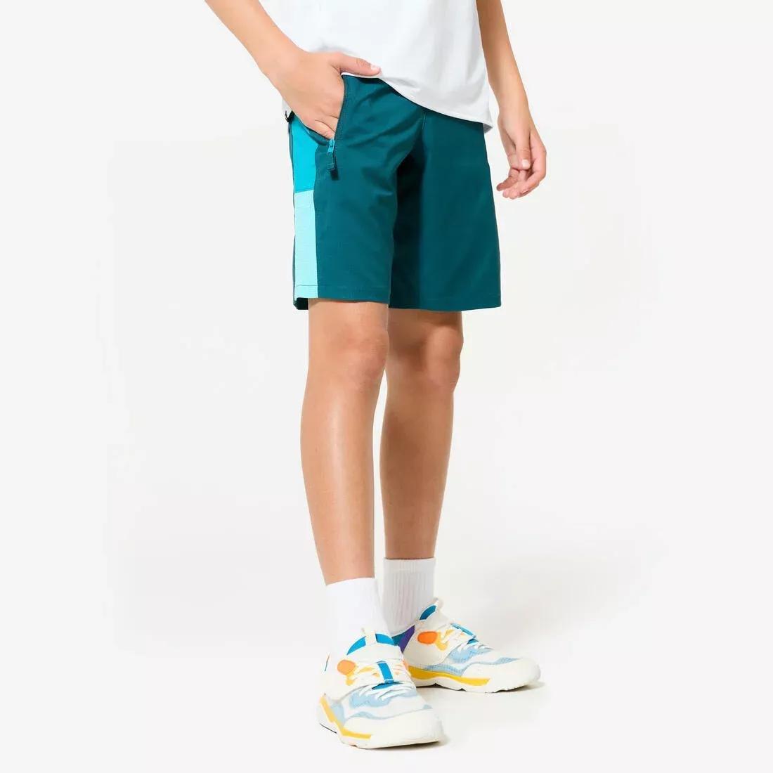 Kids Breathable Multisport Shorts, Black, No Color, large image number 5