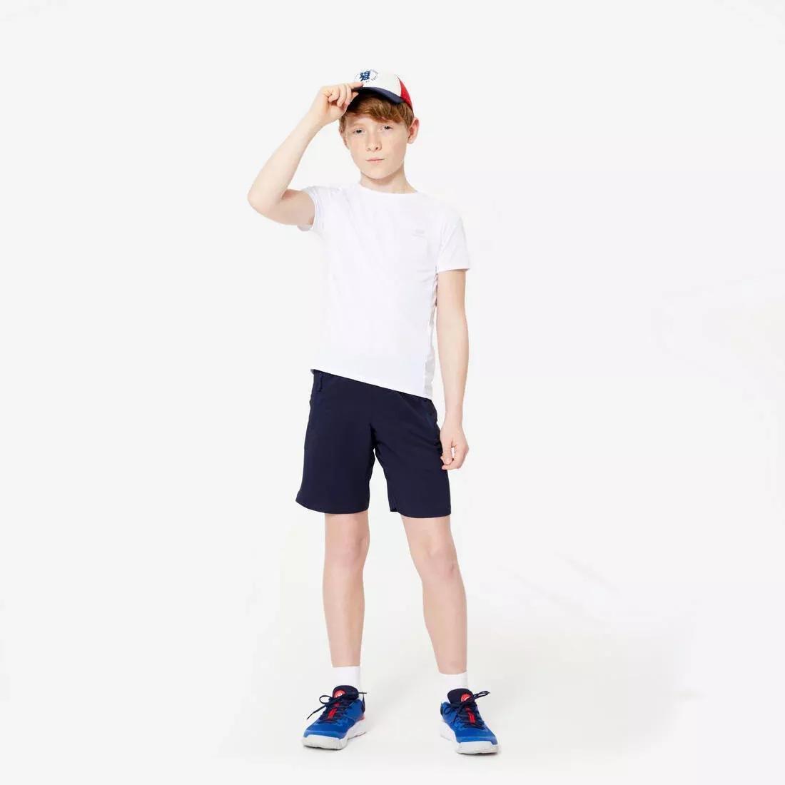 Kids Unisex Breathable Multisport Shorts, Blue, No Color, large image number 9