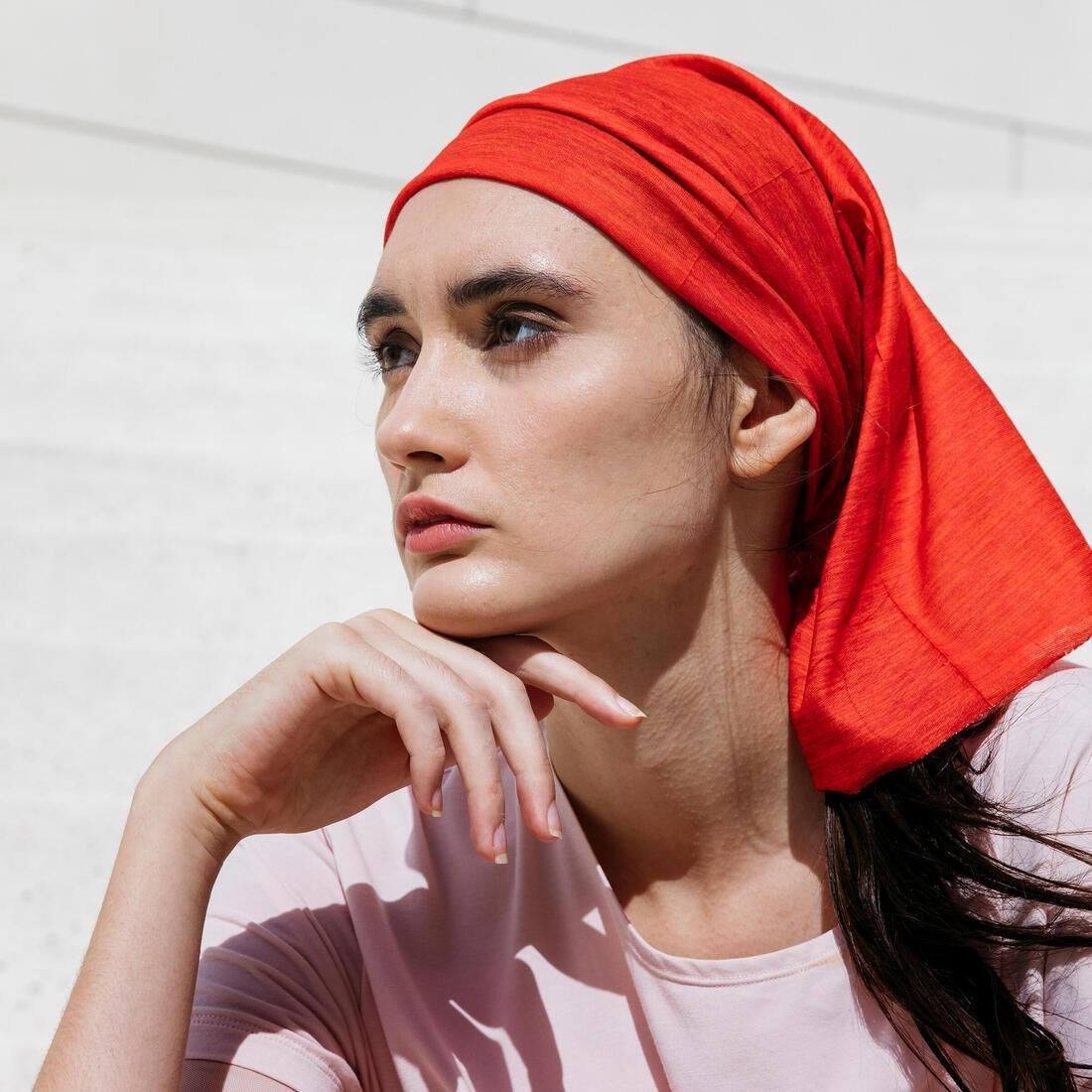 Unisex Running Neck Warmer / Multi-Function Headband, Green, No Color, large image number 5