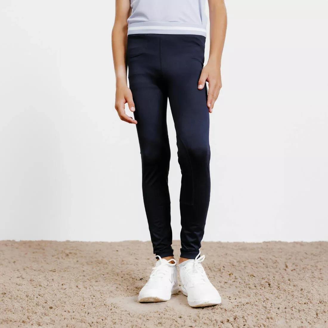 Kids Light Horse Riding Leggings - 100, Navy, , large image number 0