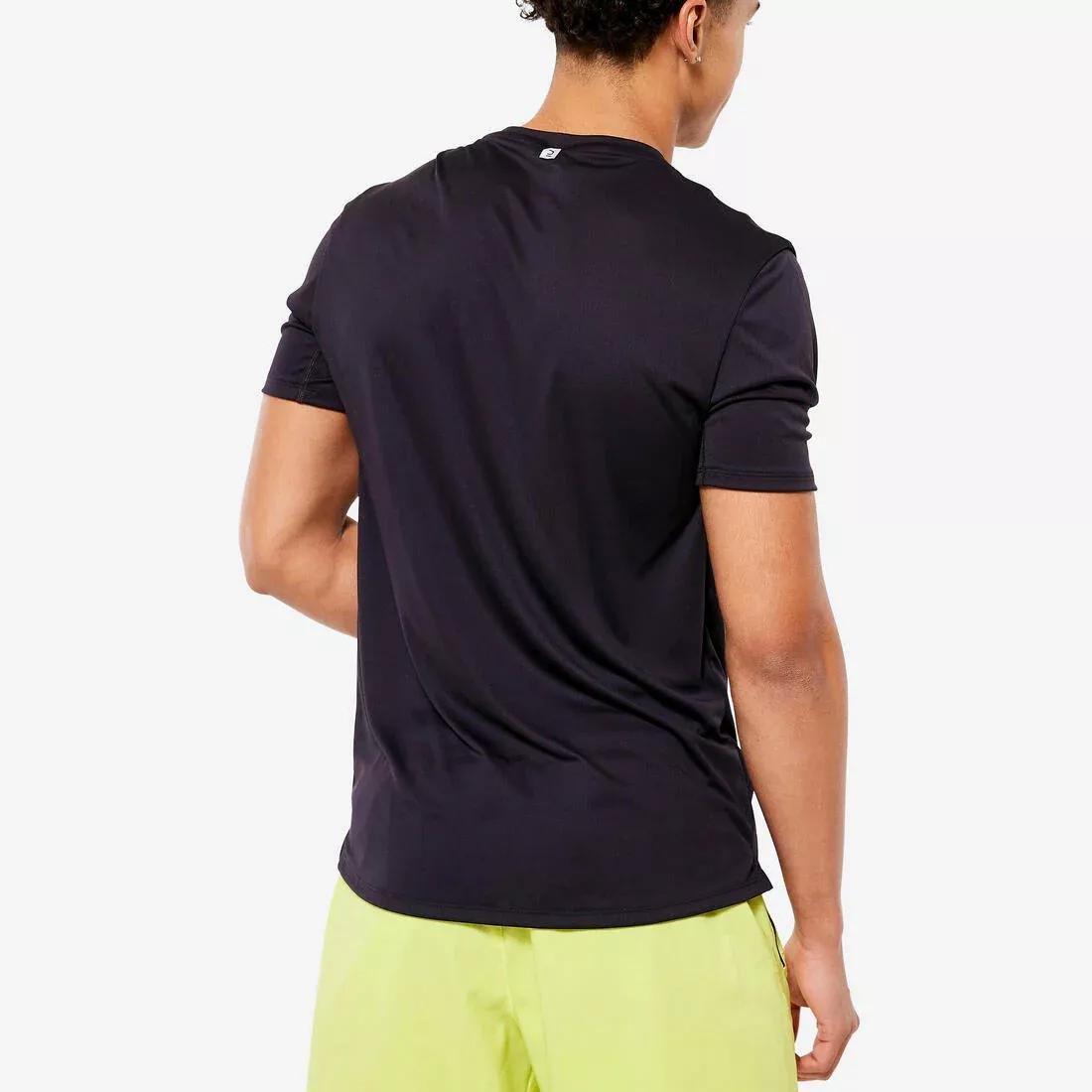Men Fitness Breathable Essential Short-Sleeved Crew Neck T-Shirt, Green, , large image number 3