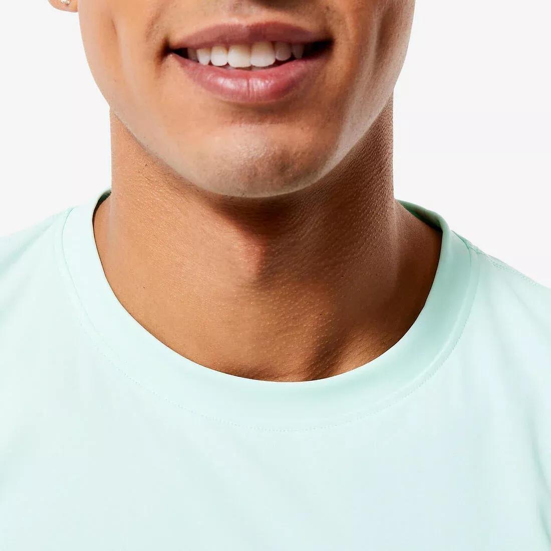 Men Fitness Breathable Essential Short-Sleeved Crew Neck T-Shirt, Green, , large image number 10