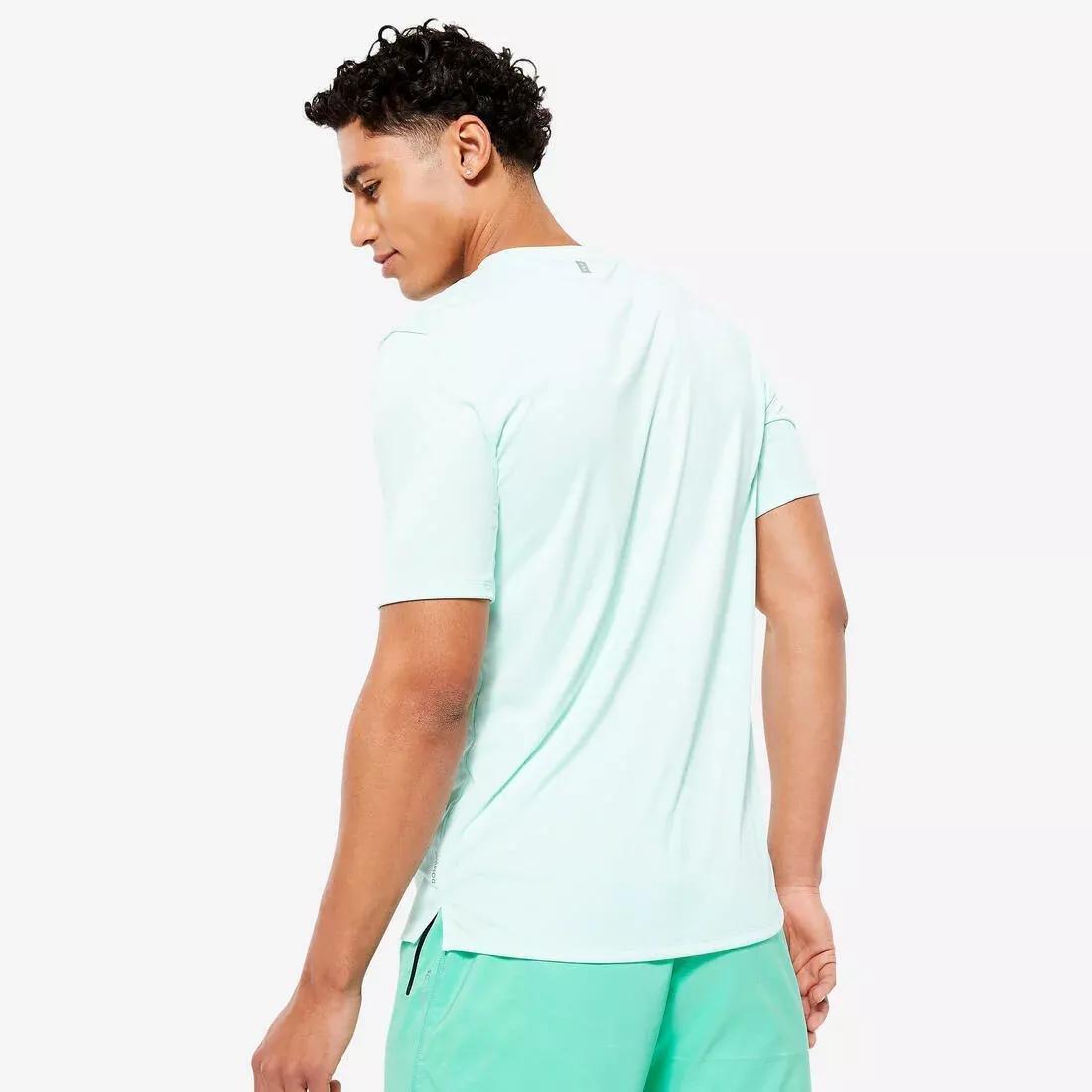 Men Fitness Breathable Essential Short-Sleeved Crew Neck T-Shirt, Green, , large image number 13
