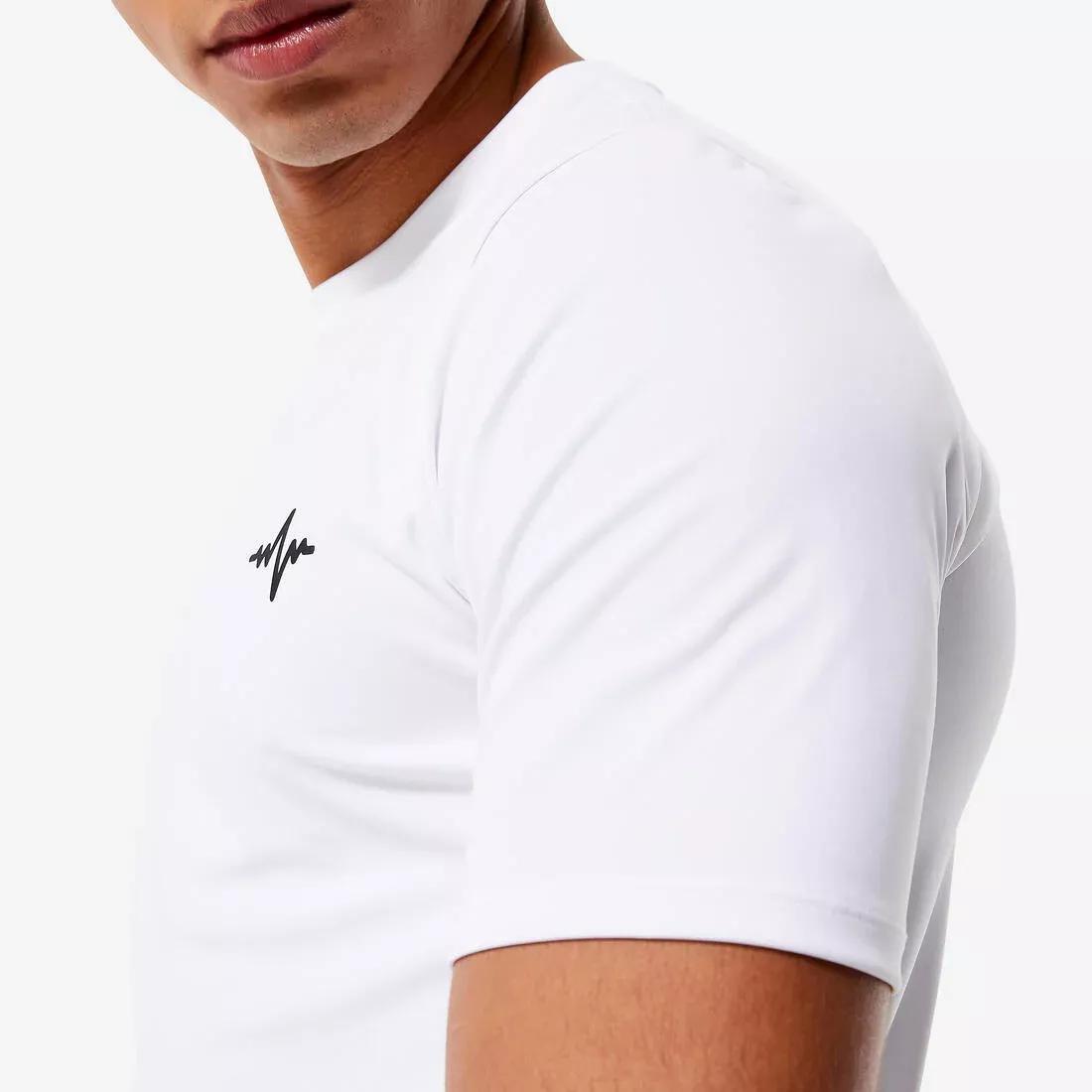 Men Fitness Breathable Essential Short-Sleeved Crew Neck T-Shirt, Navy, , large image number 2
