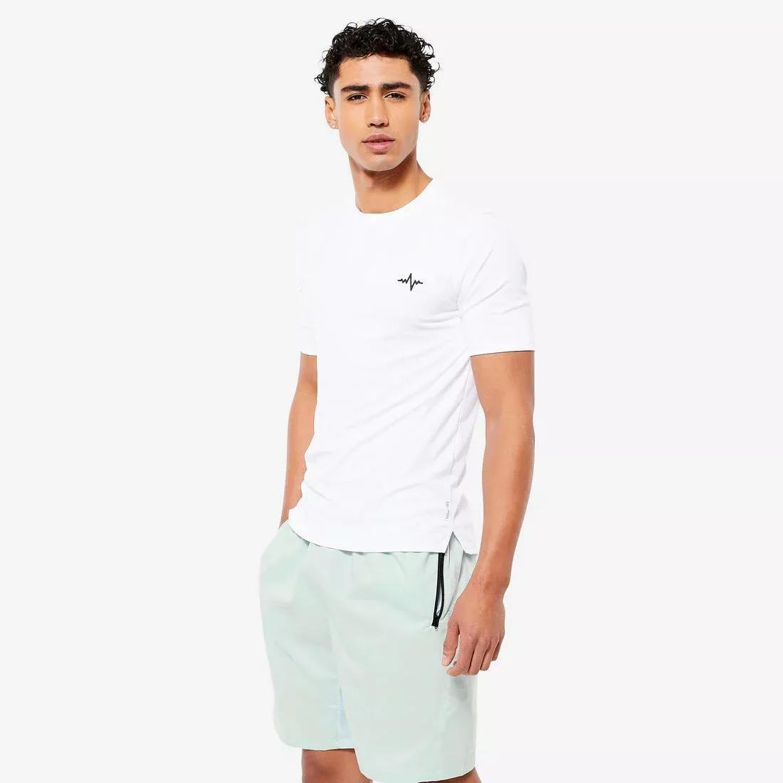 Men Fitness Breathable Essential Short-Sleeved Crew Neck T-Shirt, Navy, , large image number 14