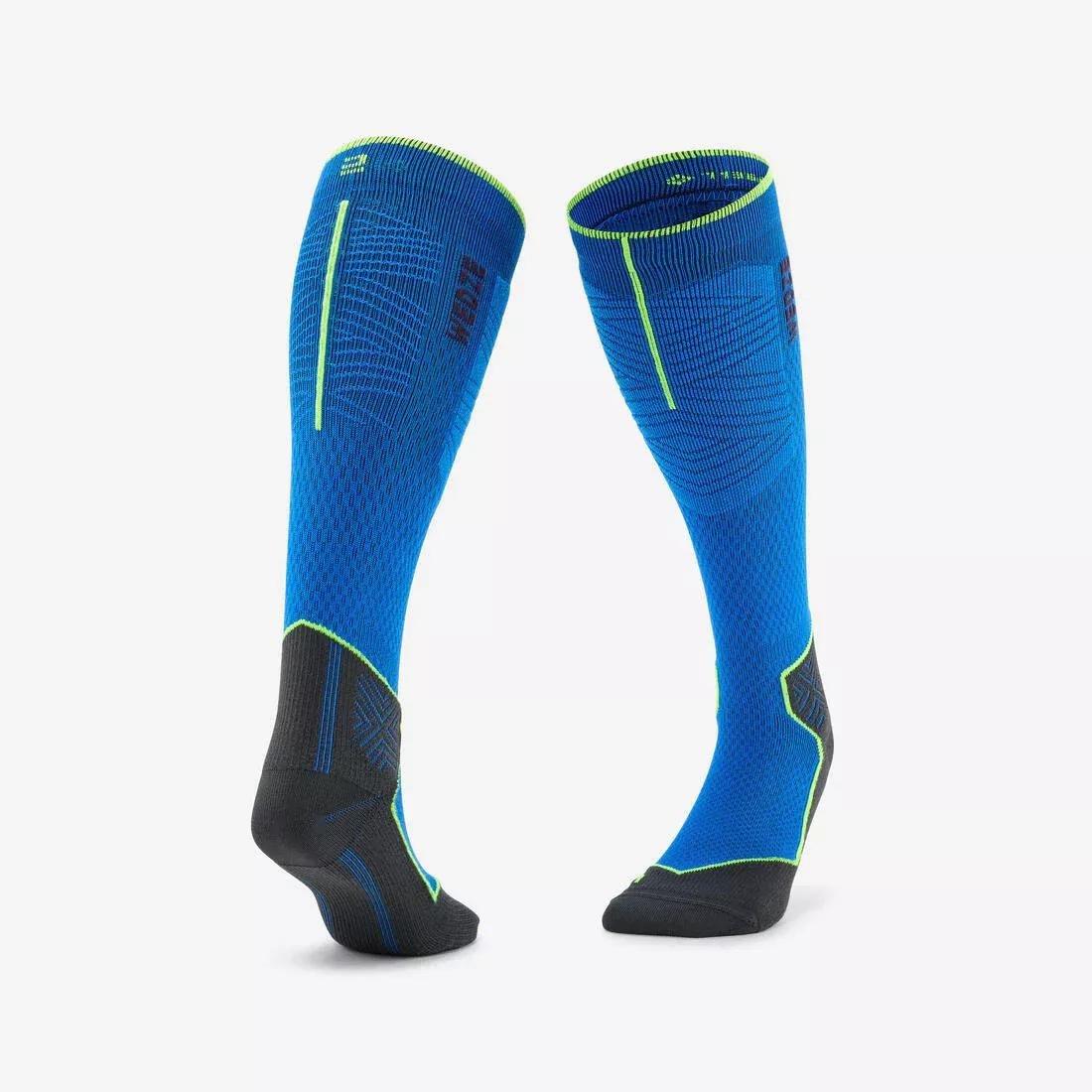 ASPHALT BLUE ADULT SKI SOCKS - 900 CELLIANT?�, , medium