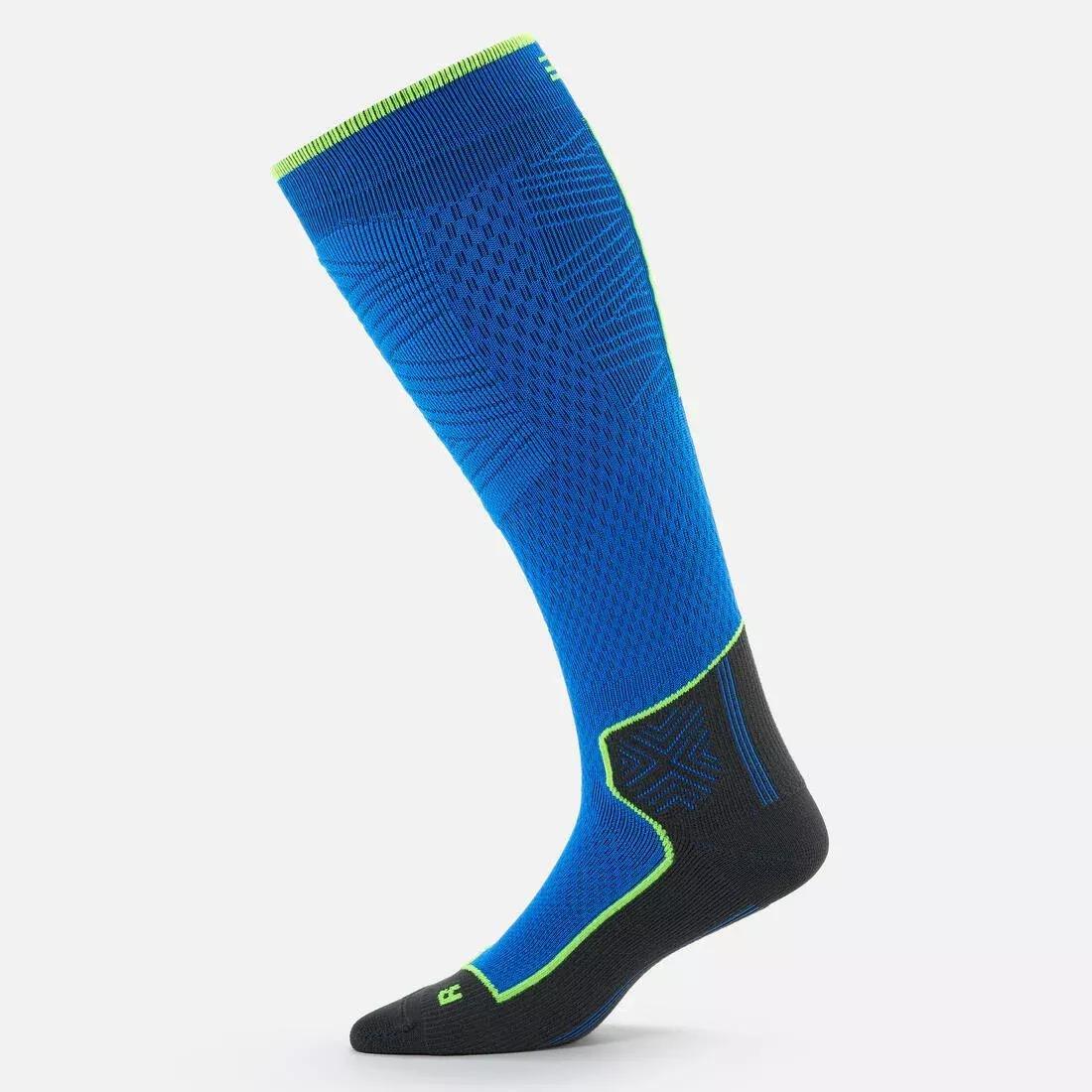 ASPHALT BLUE ADULT SKI SOCKS - 900 CELLIANT?�, , large image number 1