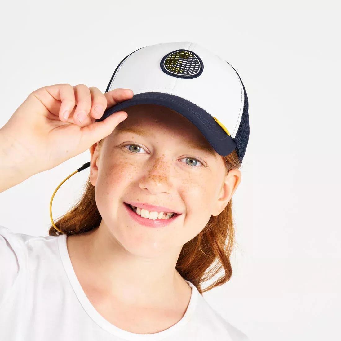Kids Unisex Sailing Cap - Sailing 500, White, No Color, large image number 4