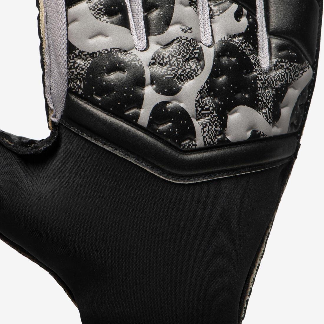 Adult Superresist Goalkeeper Gloves, Black/Grey, , large image number 4