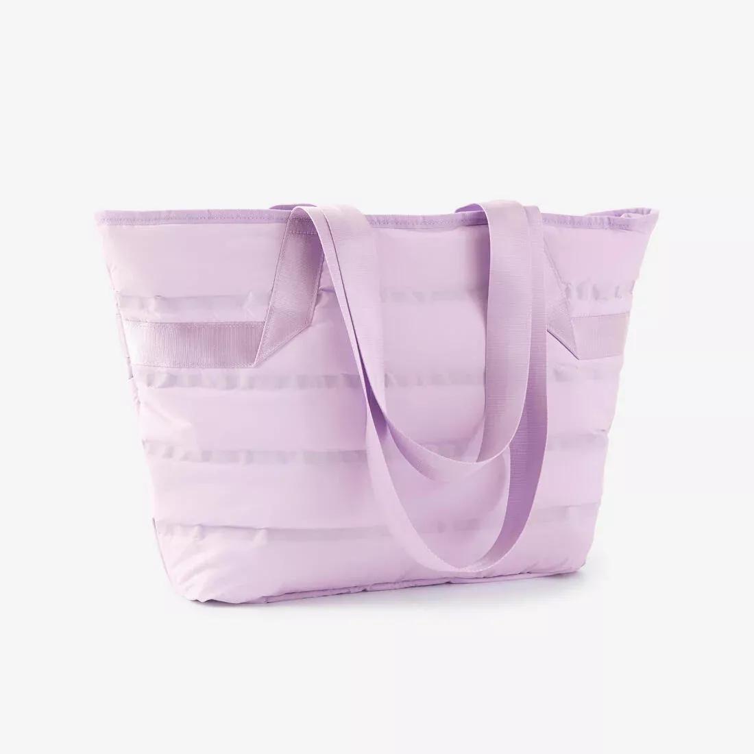 Women 25 L Padded Fitness Training Tote Bag, Purple, No Color, large image number 3
