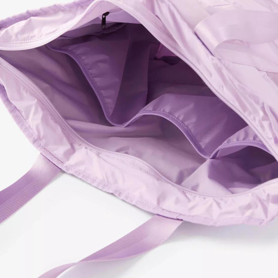 Women 25 L Padded Fitness Training Tote Bag, Purple, No Color, large image number 5