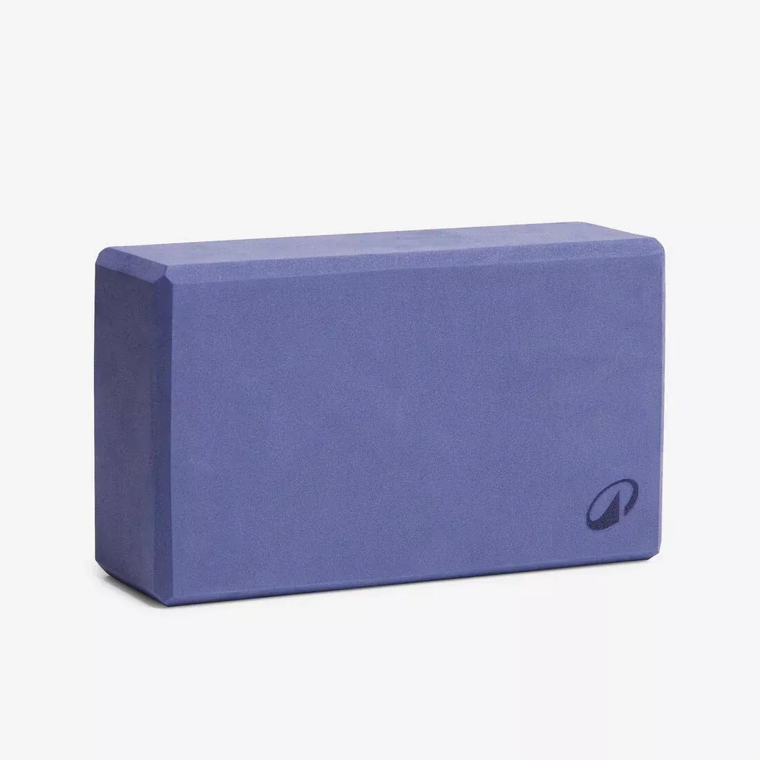 Foam Yoga Block - Mahogany, Blue, No Color, large image number 0