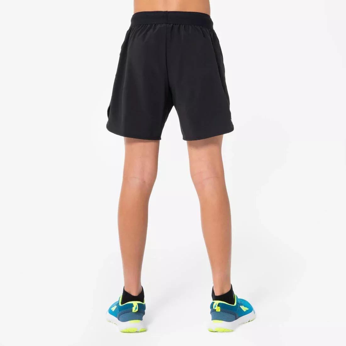 Kids' Breathable Running Shorts - KIPRUN DRY+ 900, Black, No Color, large image number 1