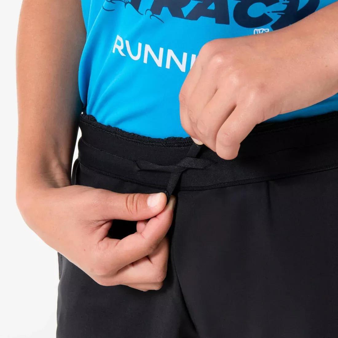 Kids' Breathable Running Shorts - KIPRUN DRY+ 900, Black, No Color, large image number 3