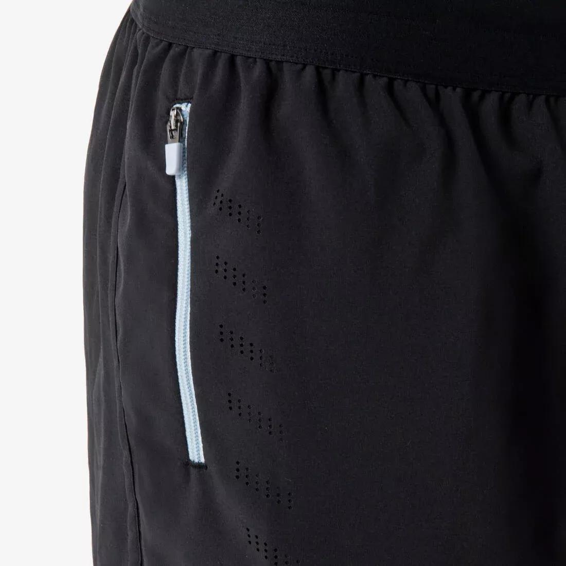 Kids' Breathable Running Shorts - KIPRUN DRY+ 900, Black, No Color, large image number 5