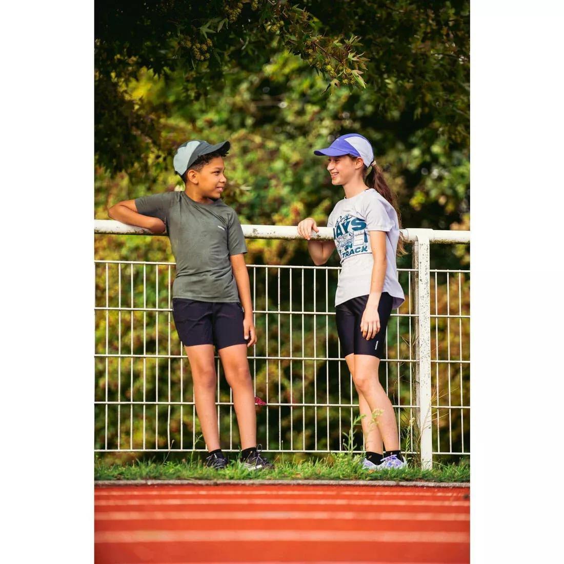 Kids' Breathable Running Shorts - KIPRUN DRY+ 900, Black, No Color, large image number 9