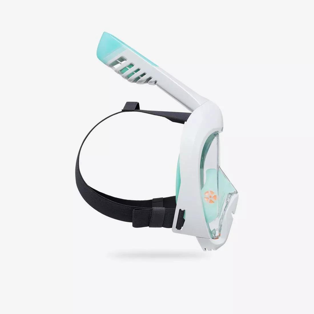 Kids' Easybreath snorkelling surface mask XS (ages 6-10) NO BAG, No Color, large image number 4