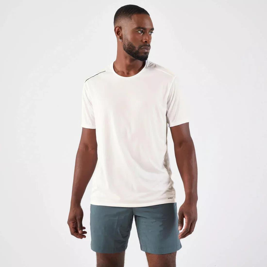 Men Breathable Running T-Shirt - Dry+, White, , large image number 0