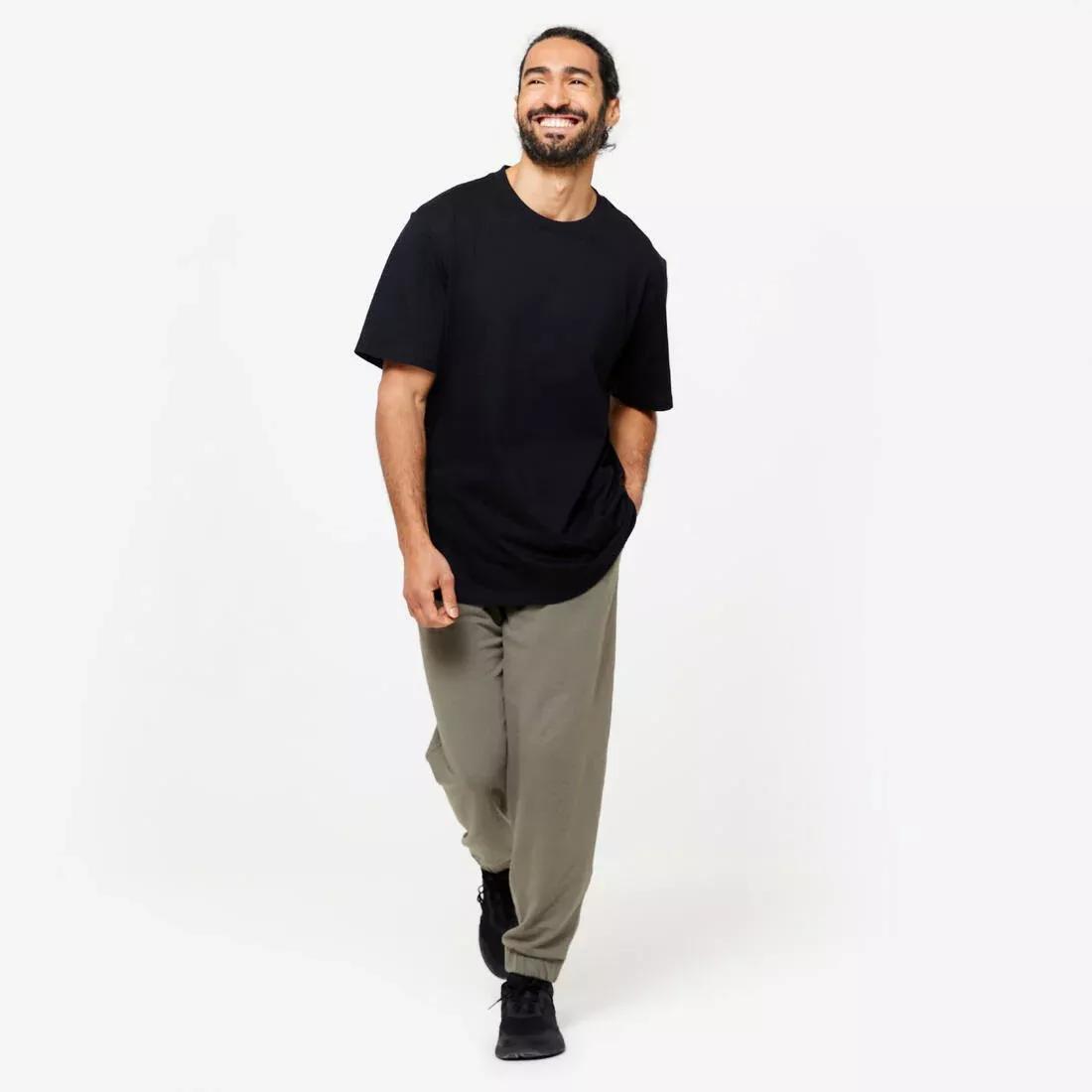Men 500 Essentials T-Shirt, Beige, , large image number 5