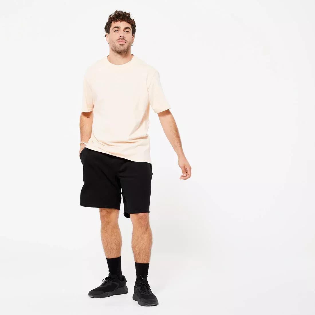 Men 500 Essentials T-Shirt, Beige, , large image number 8