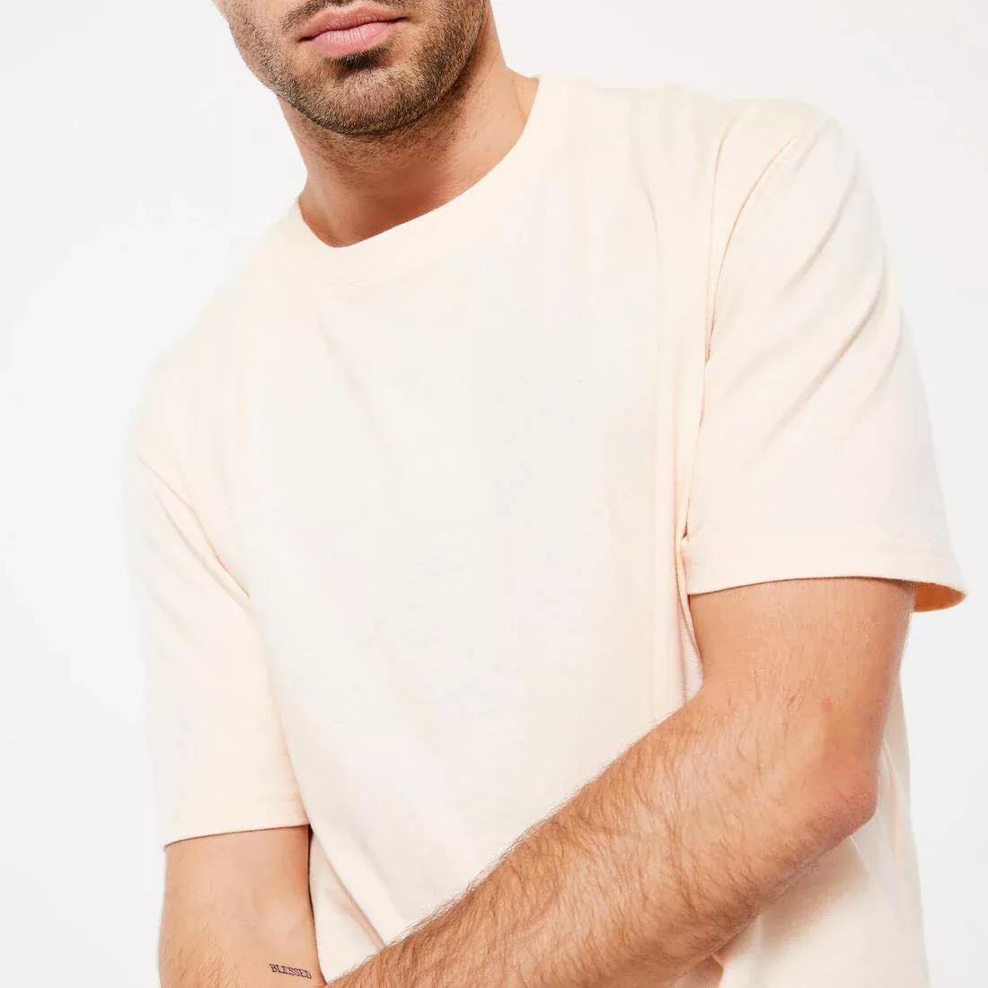 Men 500 Essentials T-Shirt, Beige, , large image number 10