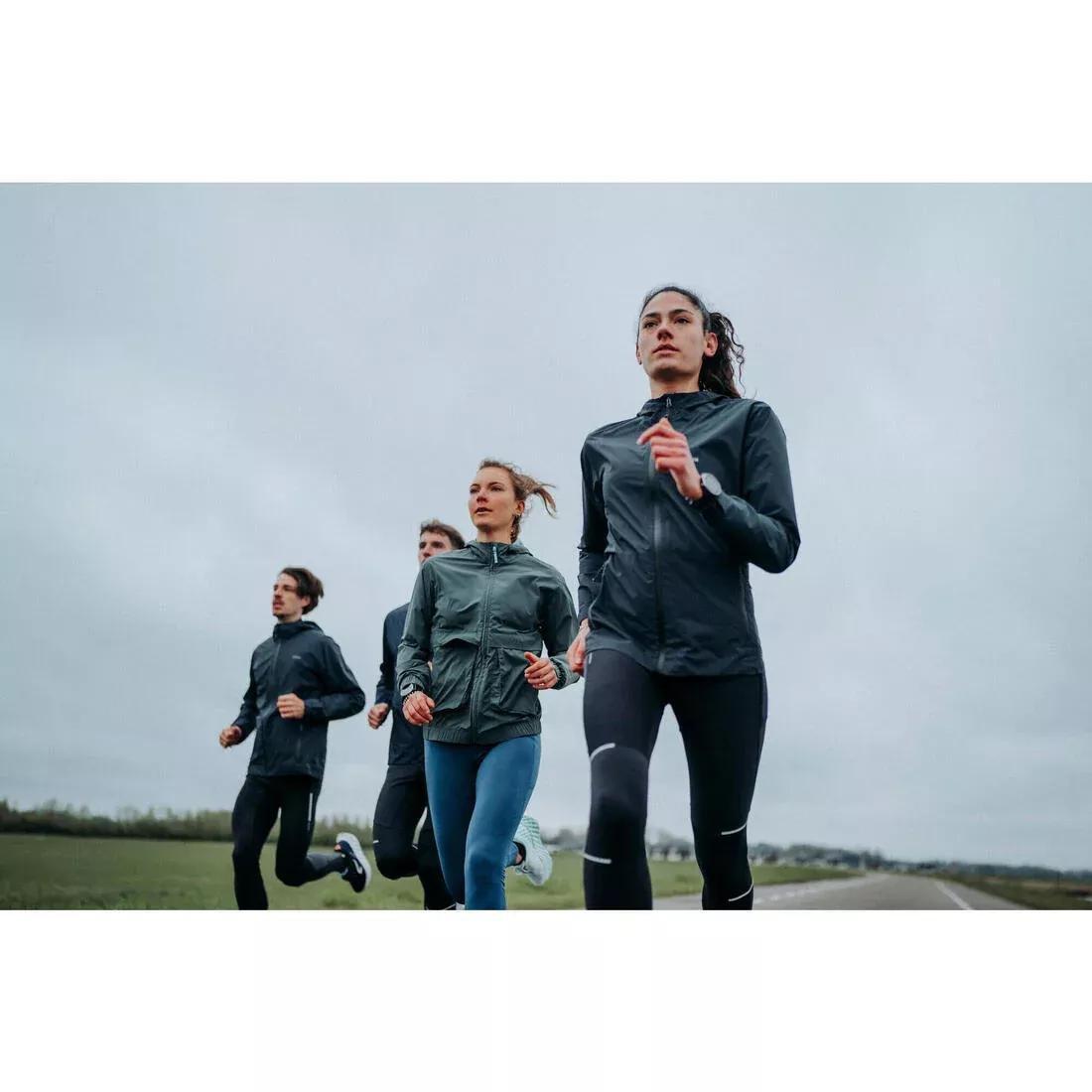Women Windproof Running Jacket - Kiprun Run 500 Wind, Green, 5401_000, large image number 7