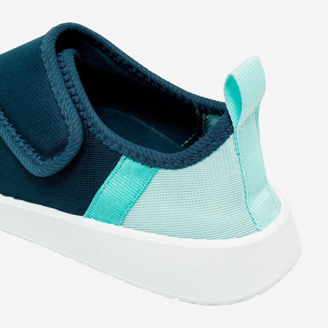 Kids Boys Aquashoes With Riptab - Aquashoes 120, Blue, No Color, large image number 7