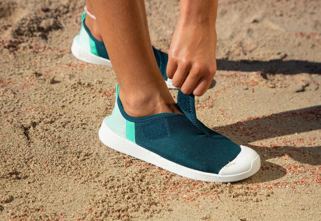 Kids Boys Aquashoes With Riptab - Aquashoes 120, Blue, No Color, large image number 10